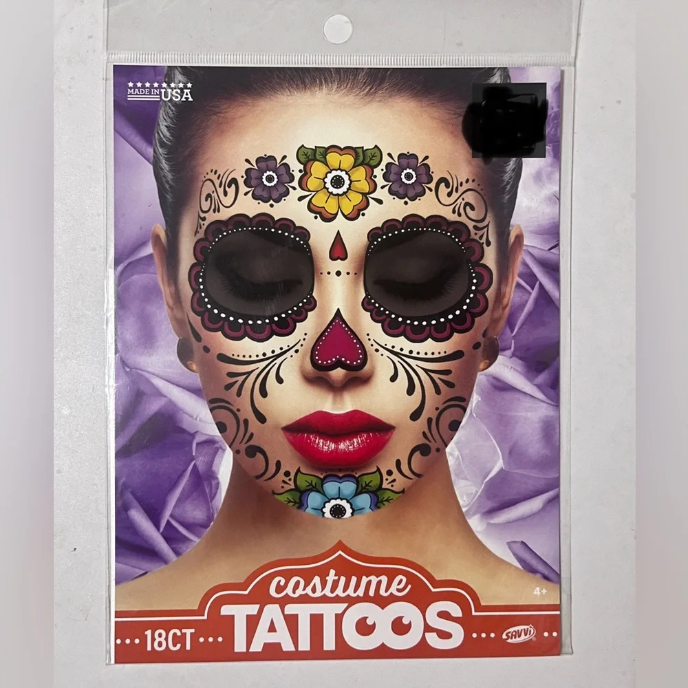 New! Costume Tattoos 16 tattoos included